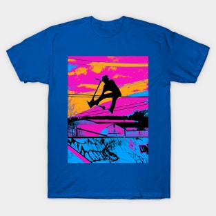 Let's Fly! - Stunt Scooter Rider T-Shirt